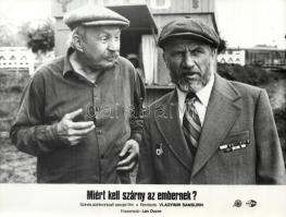 cca 1989 előtti ,,Miért kell szárny az embernek" című szovjet film jelenetei és szereplői, 7 db...