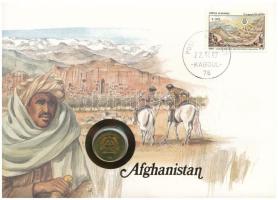 Afganisztán 1980. 50p felbélyegzett borítékban, bélyegzéssel, német nyelvű tájékoztatóval T:UNC Afghanistan 1980. 50 Pul in envelope with stamp and cancellation and a prospectus in german C:UNC