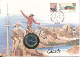 Kanada 1987. 25c felbélyegzett borítékban, alkalmi bélyegzéssel T:UNC Canada 1987. 25 Cents in envelope with stamp and cancellation C:UNC