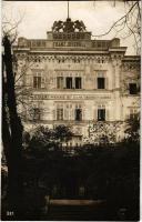 1918 Fiume, Rijeka; I. Ferenc József cs. és kir. Tengerészeti Akadémia, tisztek, katonák / K.u.K. Kriegsmarine Marine Akademie / Austro-Hungarian Navy academy, soldiers and officers, photo (vágott / cut)