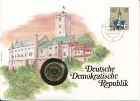 NDK 1984A 20pf, felbélyegzett borítékban, bélyegzéssel T:UNC patina GDR 1984A 20 Pfennig in envelope with stamp and cancellation C:UNC patina