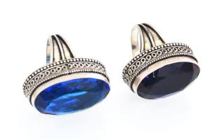 4 db ezüst (Ag) gyűrű, jelzettek, klf kövekkel topáz, stb br:. 57,7 g m:52-57