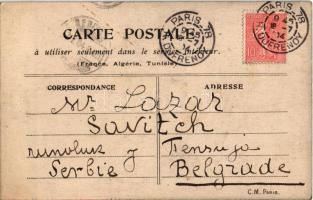 1904 No pas encor... Mikado / French mocking propaganda (ragasztónyom / glue marks)