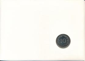 Málta 1972. 10c felbélyegzett borítékban, bélyegzéssel T:UNC Malta 1972. 10 Cents in envelope with s...