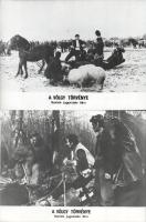 cca 1989 előtti ,,A völgy törvénye" című jugoszláv film jelenetei és szereplői, 10 db vintage p...