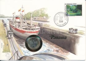 Panama 1982. 5c felbélyegzett borítékban, bélyegzéssel T:UNC Panama 1982. 5 Centesimos in envelope with stamp and cancellation C:UNC