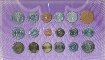 Indonézia ~1945-2000. 1/2s - 1000R (18xklf) szuvenír érmeösszeállítás karton dísztokban T:vegyes
In...