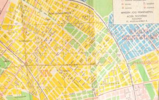1942 Budapest belterületének térképe - Budapest utcái és terei (utcajegyzék). Bp., Aczél Testvérek k...