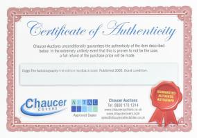 Ryan Giggs - Joe Lovejoy: Giggs. The Autobiography. London, 2005, Penguin Books. Első kiadás. Angol ...