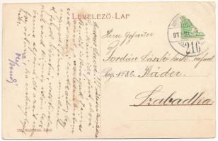 1913 Kisbecskerek, Becicherecu Mic, Kleinbetschkerek; községháza, vasútállomás, Terézia malom, szerb...