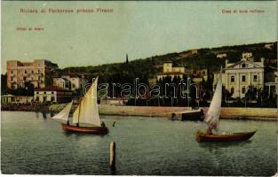 1908 Portoroz, Portorose; Hotel al mare, Casa di cura militare / hotel, military spa (fl)