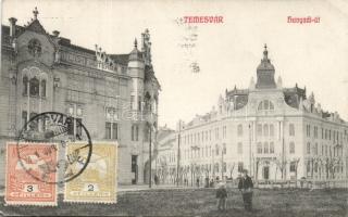 Temesvár Hunyadi street with Licht´s Studio (EK)