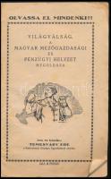 Temesváry Ede: Világválság, a magyar mezőgazdasági és pénzügyi helyzet megoldása. Szentes, 1931, Sze...