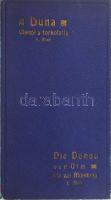 A Duna Ulmtól a torkolatig - Die Donau von Ulm bis zur Mündung. II. kiadás. Átnézeti térkép, színes ...