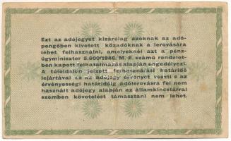 1946. 50.000AP alacsony "A 12 00.349" sorszámmal T:F
Adamo P50