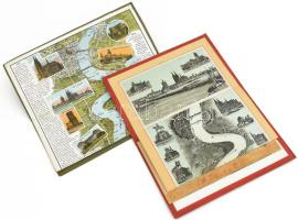 ca 1890 Neuestes Rhein-Panorama von Mainz bis Coeln. G. Blümlin & Co., Frankfurt Litografált lap...