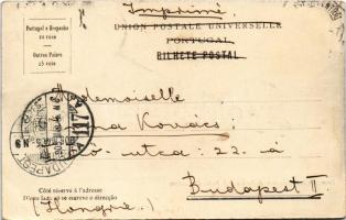 1905 Lisboa, Lisbon; Panorama visto do Jardim de S. Pedro d'Alcantara / general view (EK)