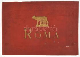 cca 1880 Roma 36 db nagy méretű fotót tartalmazó album. Aranyozott egészvászon kötésben 24x18 cm  cca 1880 Rome Album containing 36 large photos. Gilded full canvas binding 24x18 cm