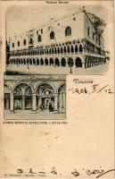 1906 Venezia, Venice; Palazzo Ducale, Albergo Orientale Cappello Nero (C. Novati prop.) / Doge's Palace, hotel (fl)