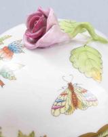 Herendi Viktória mintás mokkás készlet hat személyes . Jelzett, kézzel festett, hibátlan, teljes.///...