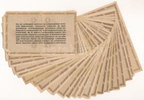 1946. 10.000AP (23x) mind különféle sorozatszámmal "D 04" és "D 41" között, több...