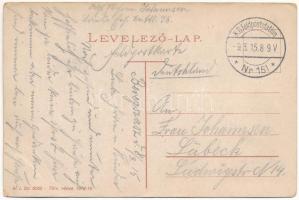 1915 Beregszász, Beregovo, Berehove; megyeháza. W.L. Bp. 6052. / county hall + "K.D. Feldpostst...