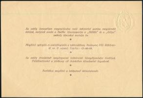 1938 SZEFHE, EFE Háromszéki csoportja és a Székely mikó kollégium jelmezes estélyének meghívója szék...