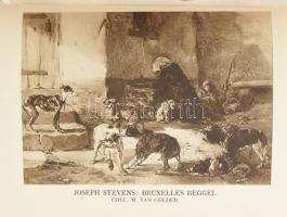 1927 A régi és mai belga művészet kiállításának tárgymutatója. Az O. M. Képzőművészeti Társulat. Bud...