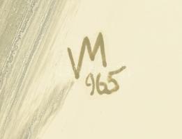 Varga Mátyás (1910-2002): Lomb, 1965. Tempera, karton, jelezve jobbra lent, 70×50 cm