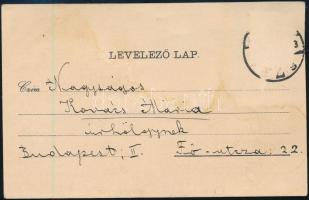 1900 Dienzl Oszkár (1877-1925) zongorakísérő, karmester, zeneszerző autográf levelezőlapja saját kép...