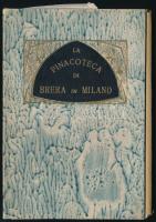 cca 1900 La Pinacoteca di Brera in Milano, 10 db képpel, teljes, 16,5×11 cm