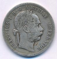 Ausztria 1878. 1Fl Ag &quot;Ferenc József&quot; T:F patina Austria 1878. 1 Florin Ag &quot;Franz Joseph&quot; C:F patina Krause KM#2222