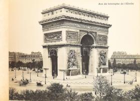 1913 Párizs nevezetességeit bemutató képes album, 24 db képpel