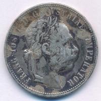 Ausztria 1879. 1Fl Ag &quot;Ferenc József&quot; T:F patina Austria 1879. 1 Florin Ag &quot;Franz Joseph&quot; C:F patina Krause KM#2222