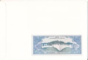 Bhutan 1N DN (1981-1985). felbélyegzett borítékban, bélyegzéssel T:UNC Bhutan ND (1981-1985). 1 Ngul...