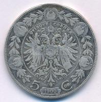 Ausztria 1900. 5K Ag "Ferenc József" T:F ph., fülnyom, patina
Austria 1900. 5 Corona Ag &...