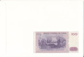 Chile 1983. 100P felbélyegzett borítékban, alkalmi bélyegzéssel T:UNC Chile 1983. 100 Pesos in envel...