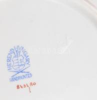 Herendi Rothschild mintás kínáló. Pereménél áttört és virágos mintával, jelzett, hibátlan, d: 24 cm