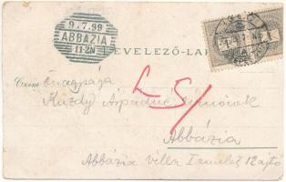 1899 (Vorläufer) Lőcse, Leutschau, Levoca; Rathaus, Honvéd Denkmal, Marienberg, Total Ansicht, Histo...