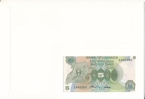 Uganda 1982. 5Sh felbélyegzett borítékban, első napi bélyegzéssel T:UNC Uganda 1982. 5 Shilling in e...