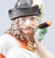 Herendi búsuló juhász. Jelzett, hibátlan, m:29,5 cm