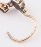 14K arany (Au) fülbevaló gyönggyel 1 g