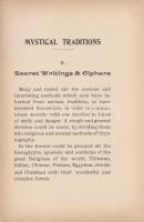 Cooper-Oakley, Isabel:

Mystical Traditions I-II. Forms and Presentments. Secret Writings and Ciph...