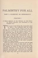 [Warner, William John] Cheiro:

Palmistry for All. Containing New Information on the Study of the ...