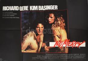 No Mercy (Nincs kegyelem) c. amerikai akció-thriller film (főszerepben: Richard Gere, Kim Basinger) nagyméretű plakátja, hajtva, 75x101 cm