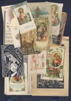 26 db régi szentkép, benne 11 darab szép litho / 26 Holy cards with 11 lithos