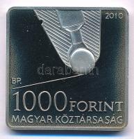 2010. 1000Ft Cu-Ni "Bíró László József, a golyóstoll szabadalmaztatója" kapszulában T:AU (...
