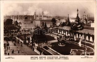 1924 Wembley, British Empire Exhibition, Palace of India, and Burmese pavilion and garden. Photo: Campbell-Gray