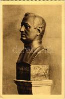 Budapest V. Kegyes tanítórendi gimnázium, Lévay Imre, egykori igazgató, bronz portrait (Vastagh László alkotása). Rigler r.-t. (ázott sarkak / wet corners)