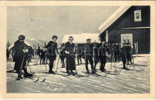 1915 Síelők, téli sport / skiers, winter sport (EK)